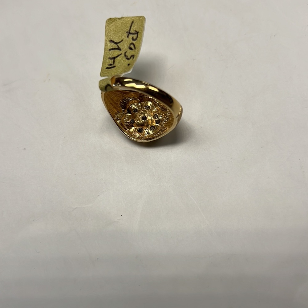 Diamonds 15k Solid Gold Ring - image 5